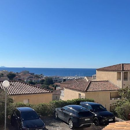 Studio Vue Mer Avec Piscine Et Terrain De Tennis Sausset-les-Pins Εξωτερικό φωτογραφία
