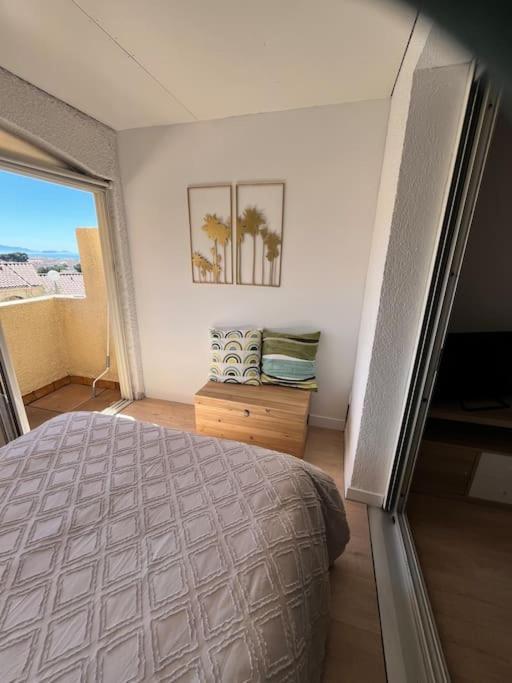 Studio Vue Mer Avec Piscine Et Terrain De Tennis Sausset-les-Pins Εξωτερικό φωτογραφία